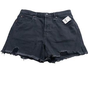 Free People Makai Cutoff Shorts Washed Black Size 29-NWT